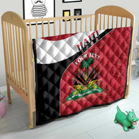 Personalized Haiti Quilt Flag 1964 Coat Of Arms - Polynesian Style - Wonder Print Shop