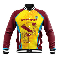 Custom West Indies Cricket Baseball Jacket Go Windies Go - Wonder Print Shop