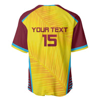 Custom West Indies Cricket Baseball Jersey Go Windies Go - Wonder Print Shop