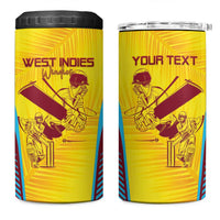Custom West Indies Cricket 4 in 1 Can Cooler Tumbler Go Windies Go - Wonder Print Shop