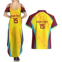 Custom West Indies Cricket Couples Matching Summer Maxi Dress and Hawaiian Shirt Go Windies Go - Wonder Print Shop