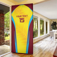 Custom West Indies Cricket Door Cover Go Windies Go - Wonder Print Shop