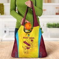 West Indies Cricket Grocery Bag Go Windies Go - Wonder Print Shop