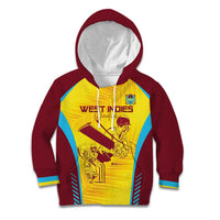 Custom West Indies Cricket Kid Hoodie Go Windies Go - Wonder Print Shop