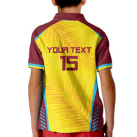 Custom West Indies Cricket Kid Polo Shirt Go Windies Go - Wonder Print Shop