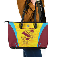 West Indies Cricket Leather Tote Bag Go Windies Go - Wonder Print Shop