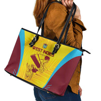 West Indies Cricket Leather Tote Bag Go Windies Go - Wonder Print Shop