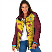 Custom West Indies Cricket Padded Jacket Go Windies Go - Wonder Print Shop