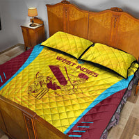 West Indies Cricket Quilt Bed Set Go Windies Go - Wonder Print Shop