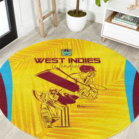 West Indies Cricket Round Carpet Go Windies Go - Wonder Print Shop