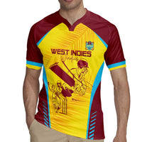 Custom West Indies Cricket Rugby Jersey Go Windies Go - Wonder Print Shop