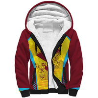 Custom West Indies Cricket Sherpa Hoodie Go Windies Go - Wonder Print Shop