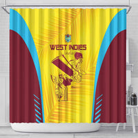 West Indies Cricket Shower Curtain Go Windies Go - Wonder Print Shop