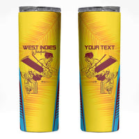 Custom West Indies Cricket Skinny Tumbler Go Windies Go - Wonder Print Shop