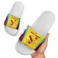 West Indies Cricket Slide Sandals Go Windies Go - Wonder Print Shop