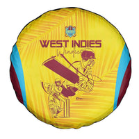 West Indies Cricket Spare Tire Cover Go Windies Go - Wonder Print Shop