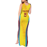 Custom West Indies Cricket Tank Maxi Dress Go Windies Go - Wonder Print Shop