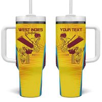 Custom West Indies Cricket Tumbler With Handle Go Windies Go - Wonder Print Shop