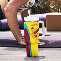 Custom West Indies Cricket Tumbler With Handle Go Windies Go - Wonder Print Shop