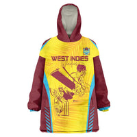 Custom West Indies Cricket Wearable Blanket Hoodie Go Windies Go - Wonder Print Shop