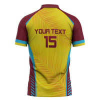 Custom West Indies Cricket Zipper Polo Shirt Go Windies Go - Wonder Print Shop