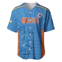 Custom India Cricket Baseball Jersey Go Champions - Wonder Print Shop