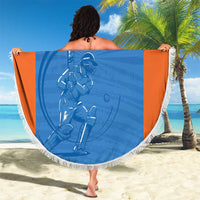 India Cricket Beach Blanket Go Champions - Wonder Print Shop