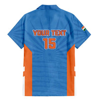 Custom India Cricket Family Matching Mermaid Dress and Hawaiian Shirt Go Champions - Wonder Print Shop