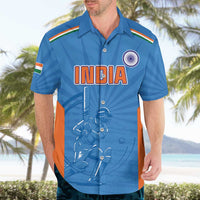 Custom India Cricket Hawaiian Shirt Go Champions - Wonder Print Shop
