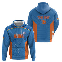 Custom India Cricket Hoodie Go Champions - Wonder Print Shop