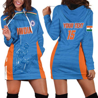 Custom India Cricket Hoodie Dress Go Champions - Wonder Print Shop