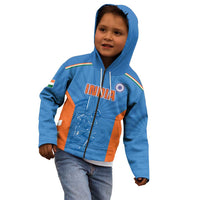 Custom India Cricket Kid Hoodie Go Champions - Wonder Print Shop