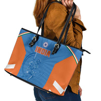 India Cricket Leather Tote Bag Go Champions - Wonder Print Shop