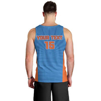 Custom India Cricket Men Tank Top Go Champions - Wonder Print Shop