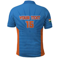 Custom India Cricket Polo Shirt Go Champions - Wonder Print Shop