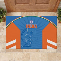 India Cricket Rubber Doormat Go Champions - Wonder Print Shop