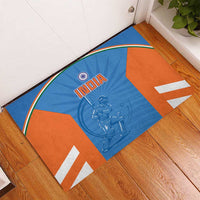 India Cricket Rubber Doormat Go Champions - Wonder Print Shop
