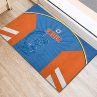 India Cricket Rubber Doormat Go Champions - Wonder Print Shop