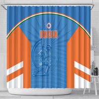 India Cricket Shower Curtain Go Champions - Wonder Print Shop