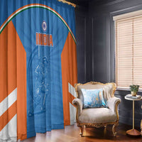 India Cricket Window Curtain Go Champions - Wonder Print Shop