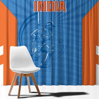 India Cricket Window Curtain Go Champions - Wonder Print Shop