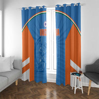 India Cricket Window Curtain Go Champions - Wonder Print Shop