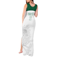 Custom South Africa Cricket Tank Maxi Dress Go Proteas - Wonder Print Shop
