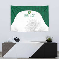 Custom South Africa Cricket Tapestry Go Proteas - Wonder Print Shop