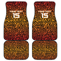 Custom South Africa Eastern Cape Cricket Car Mats Go Sunrisers - Wonder Print Shop
