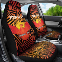 Custom South Africa Eastern Cape Cricket Car Seat Cover Go Sunrisers - Wonder Print Shop