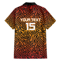 Custom South Africa Eastern Cape Cricket Family Matching Off The Shoulder Long Sleeve Dress and Hawaiian Shirt Go Sunrisers - Wonder Print Shop