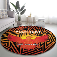 Custom South Africa Eastern Cape Cricket Round Carpet Go Sunrisers
