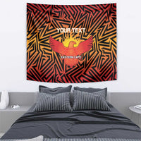 Custom South Africa Eastern Cape Cricket Tapestry Go Sunrisers - Wonder Print Shop