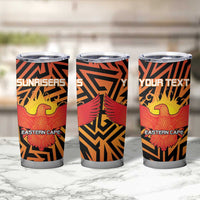 Custom South Africa Eastern Cape Cricket Tumbler Cup Go Sunrisers - Wonder Print Shop
